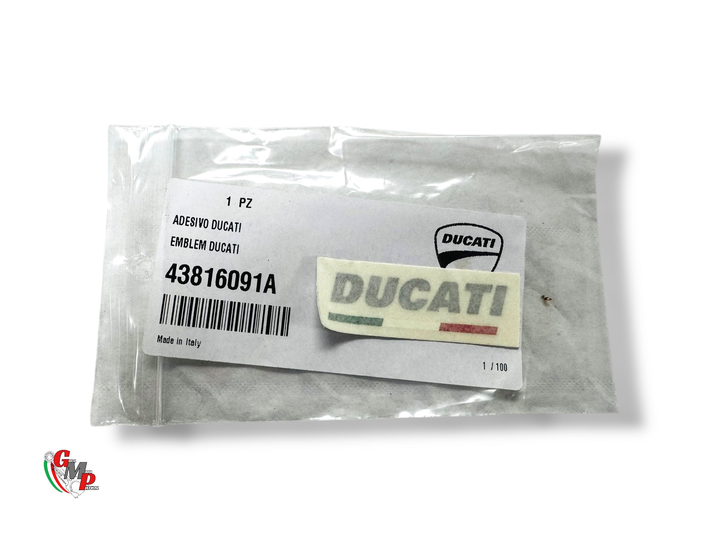 Sticker carénage arrière NEUF - Ducati