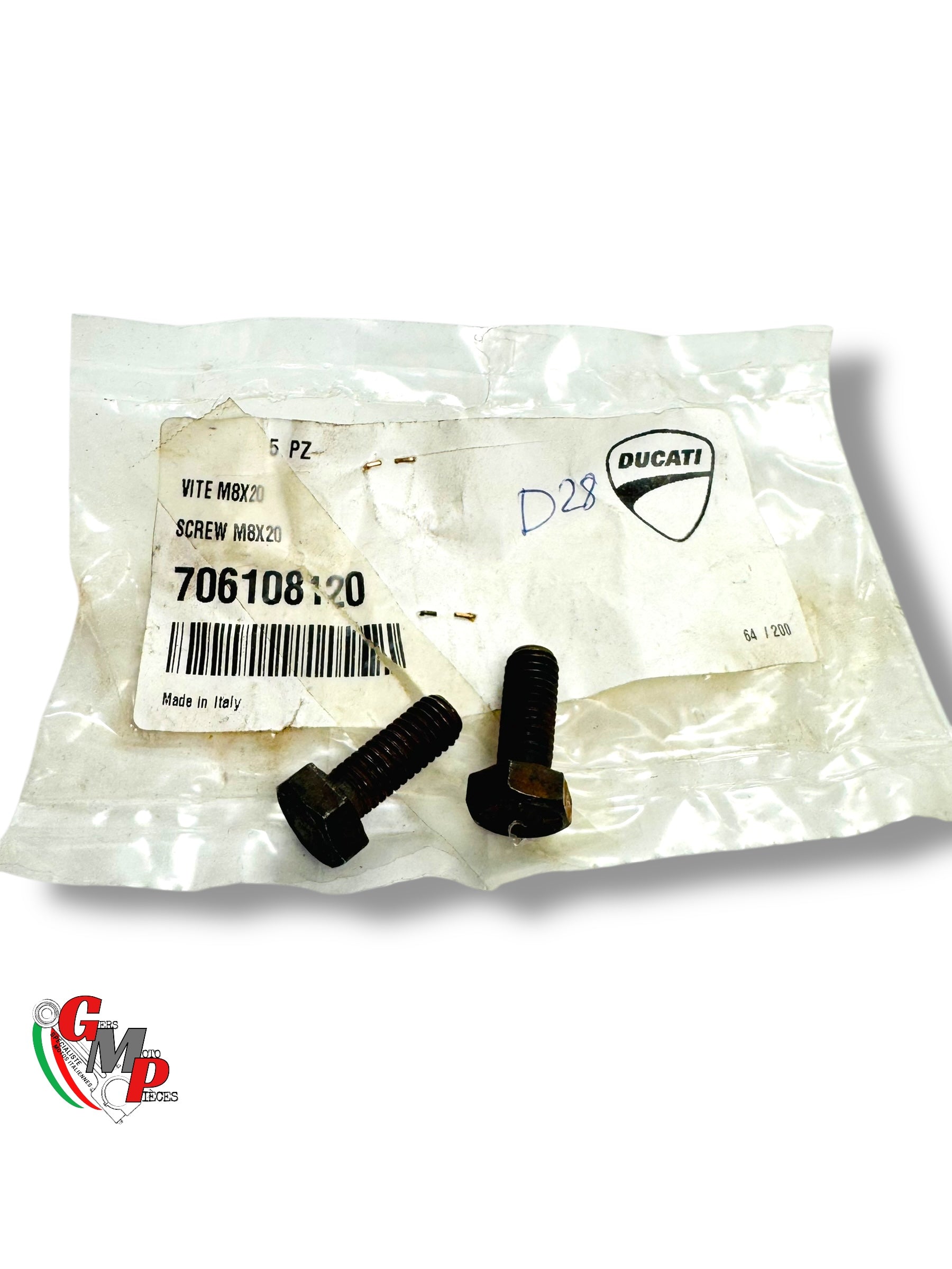 Vis Fixation Cloche Embrayage M8x20 NEUVE- Ducati