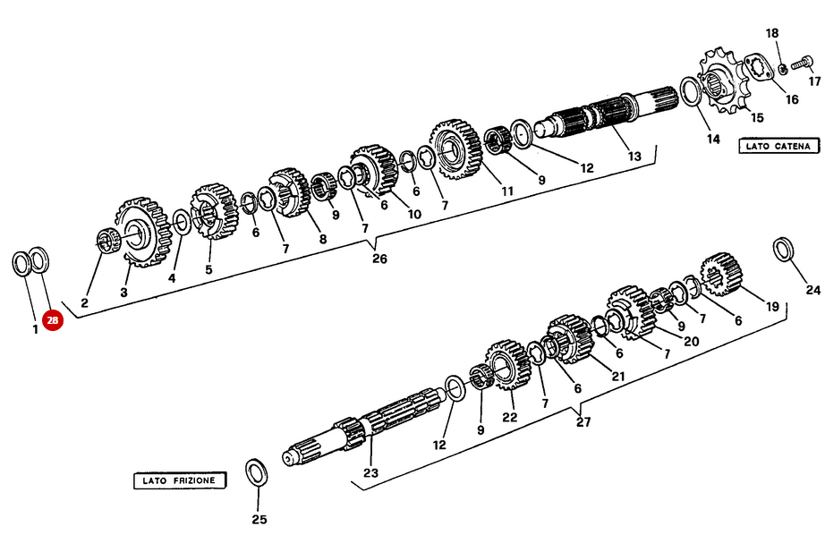 Rondelle de butée NEUVE - Ducati