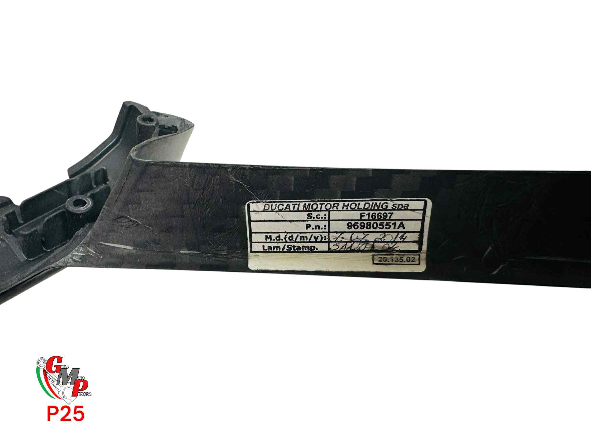 Ecope de radiateur droit carbone Ducati Performance NEUVE - Ducati