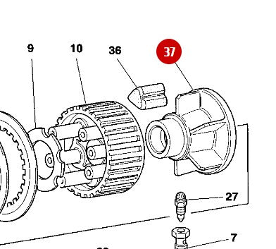 Moyeu embrayage NEUF - Ducati