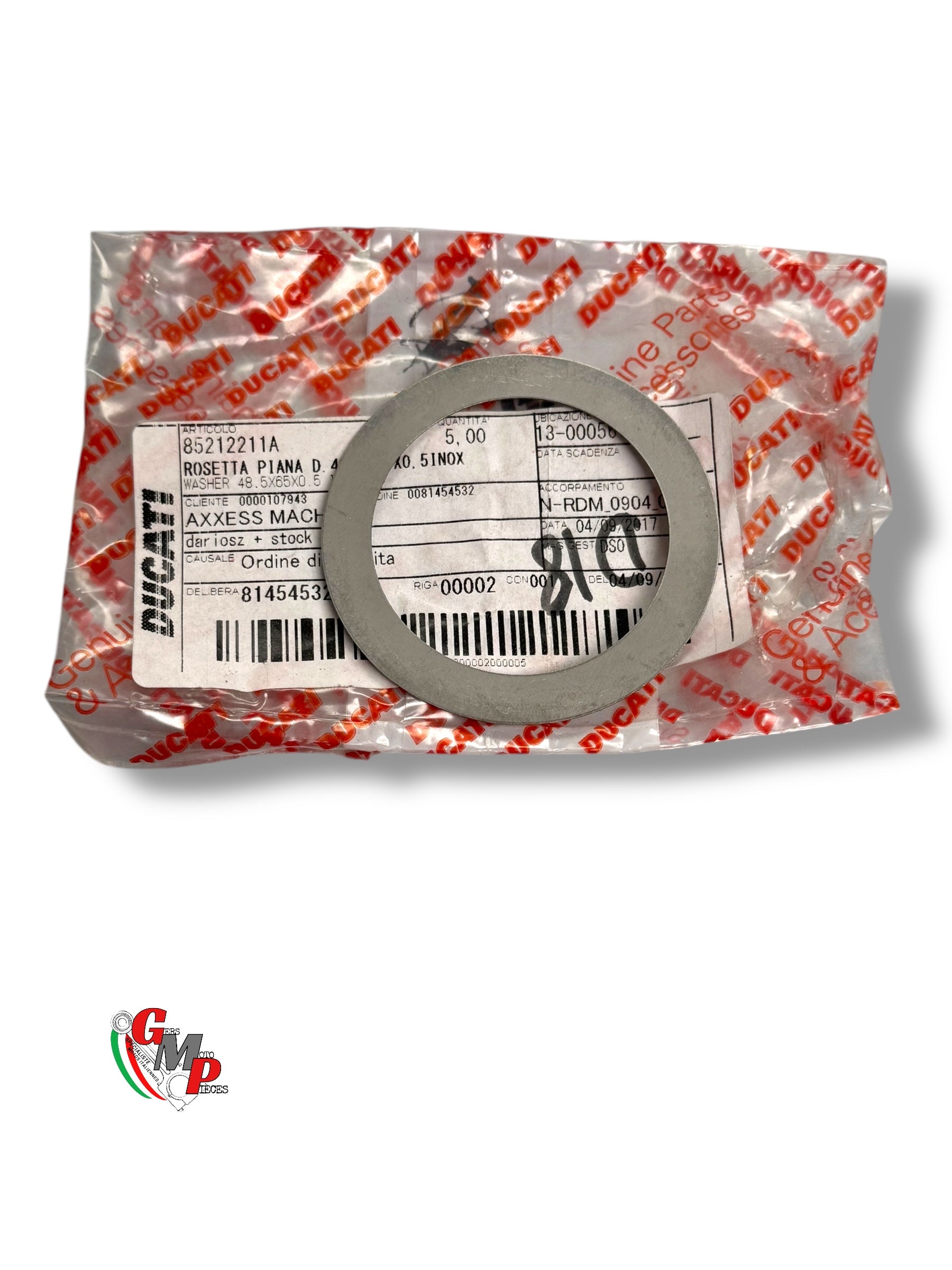 Rondelle d entretoise Conique Roue Arrière gros Moyeu - Ducati