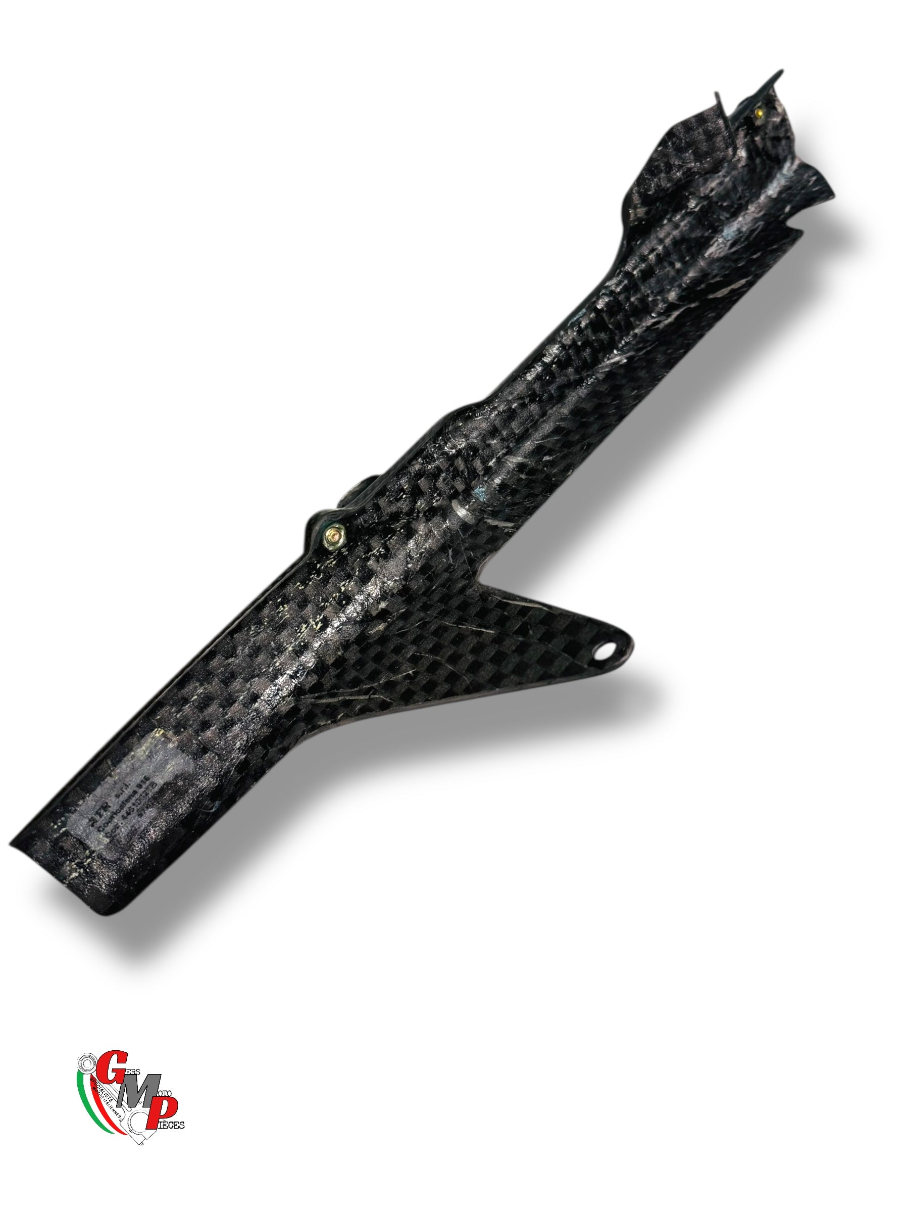 Pare chaine carter chaine carbone  - Ducati