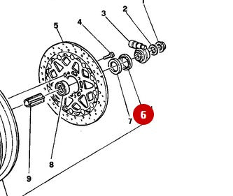 Bague étanchéité NEUVE - Ducati