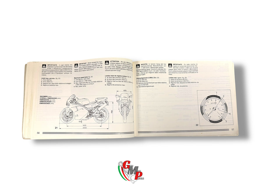 Manuel d utilisateur et d entretien - Ducati Superbike 888 SP5