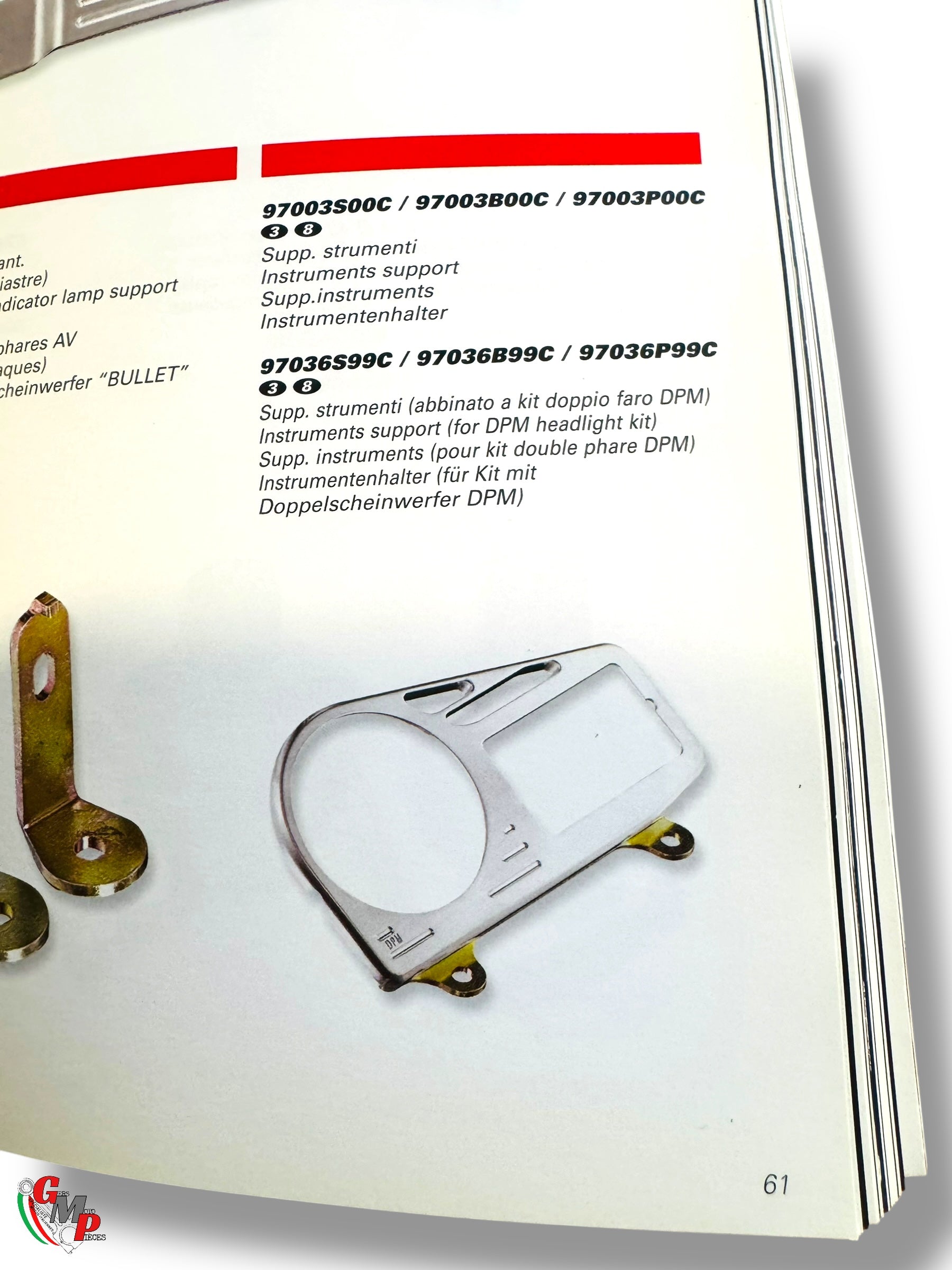 Entourage compteur Aluminium Ducati Performance - Ducati