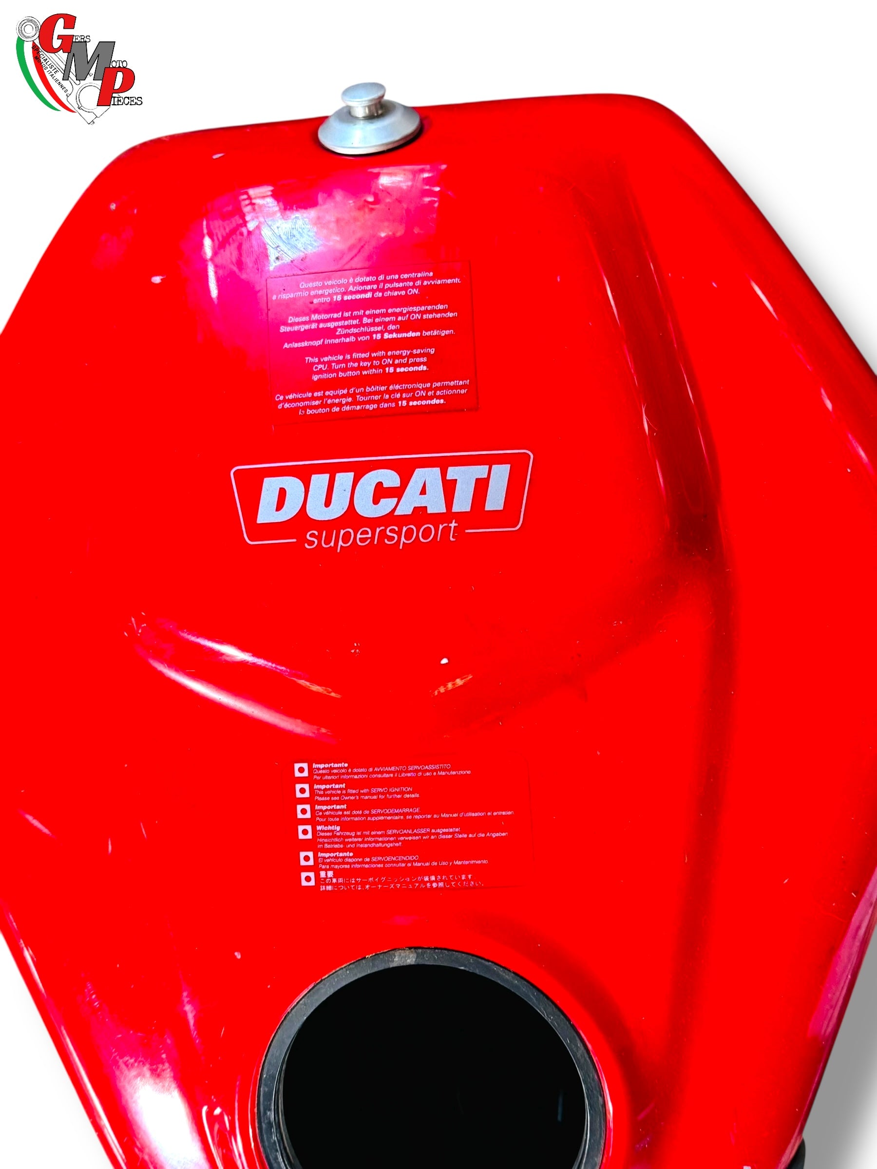 Réservoir rouge - Ducati