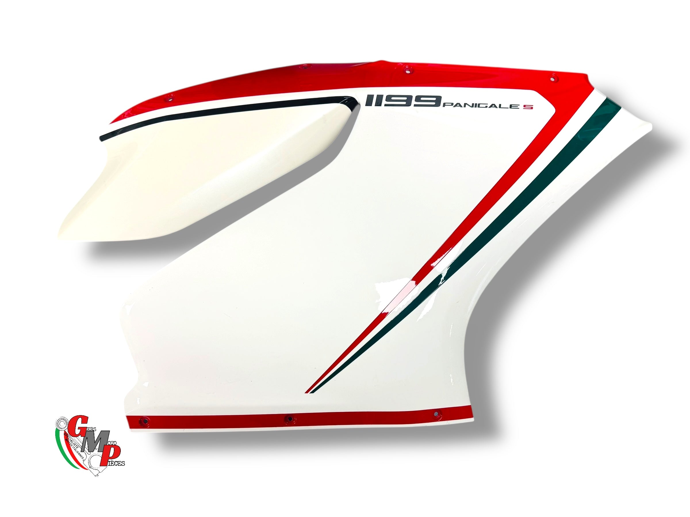 Carénage supérieur droit tricolore - Ducati