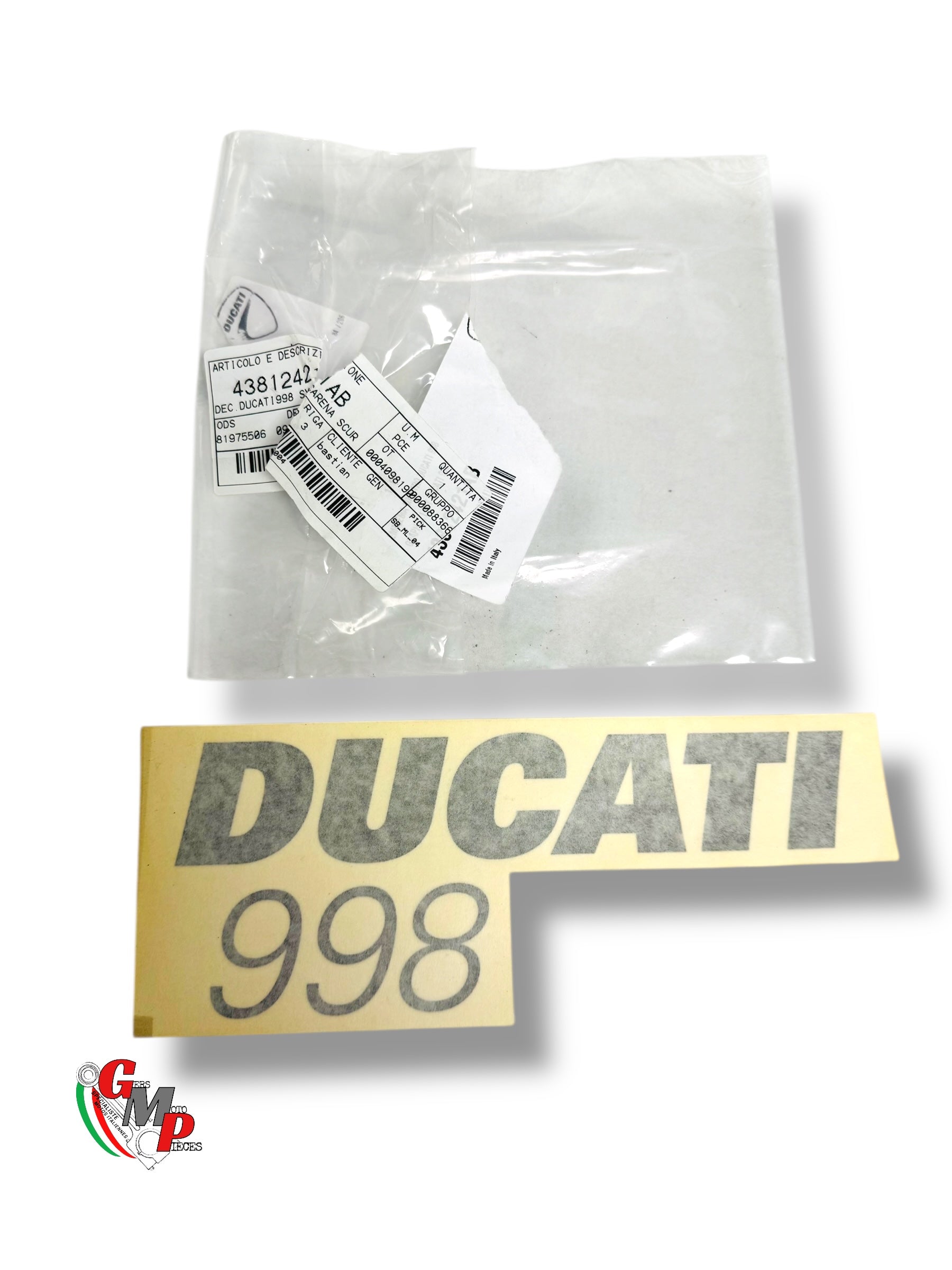 Sticker 998 Neuf - Ducati