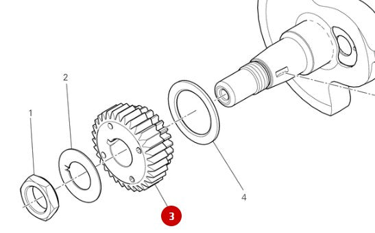 Engrenage primaire NEUF - Ducati