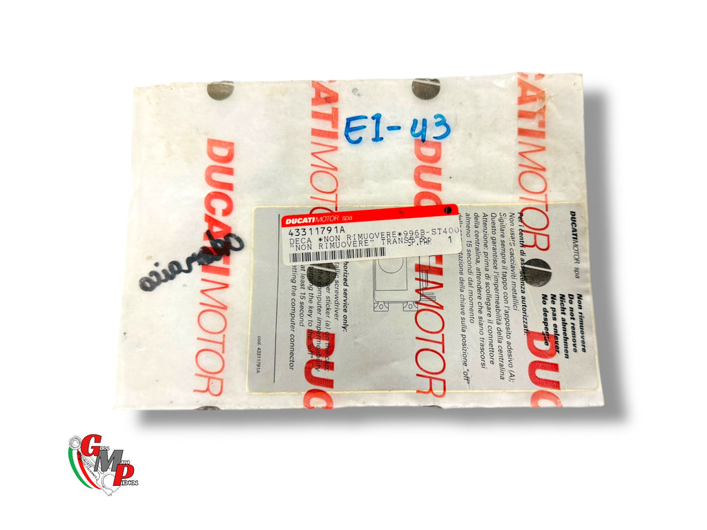 Sticker ECU Neuf - Ducati