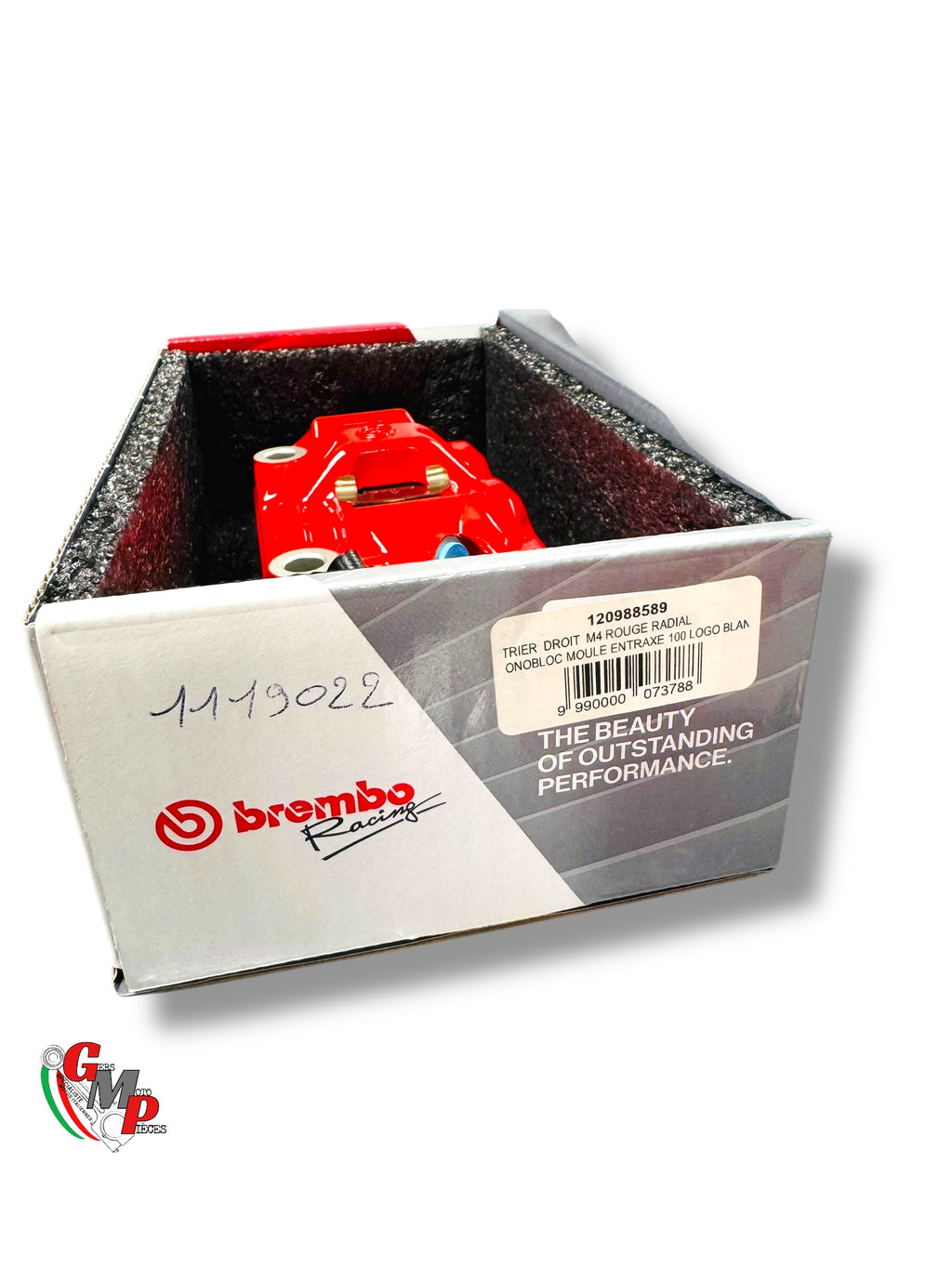 Paire étriers frein avant Brembo M4 NEUF Rouge  - Ducati