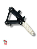 Platine pilote repose pied gauche noir - Ducati