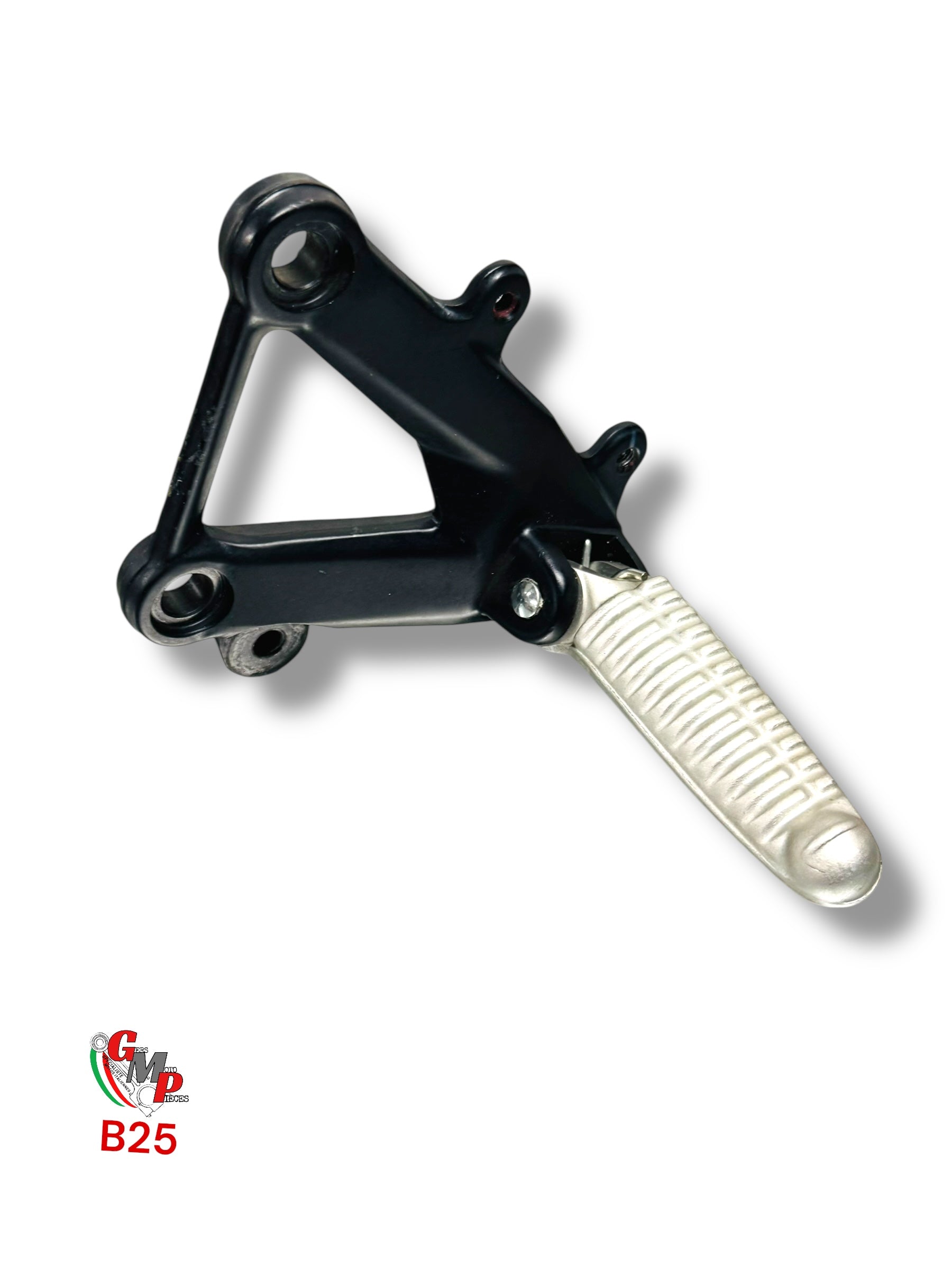 Platine pilote repose pied gauche noir - Ducati