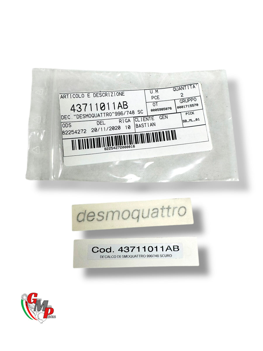 Sticker Desmoquattro NEUF - Ducati