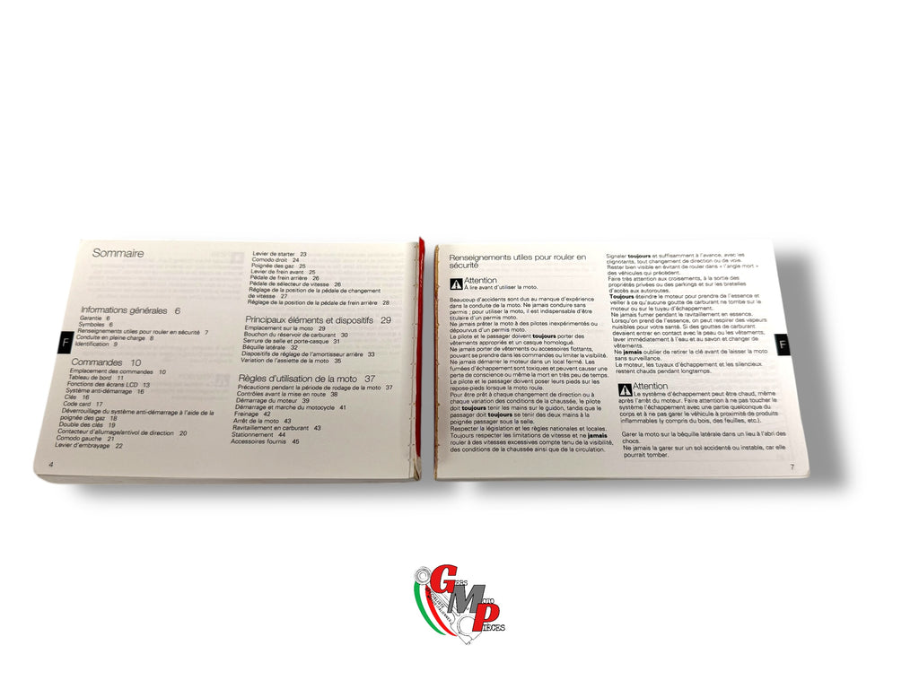 Manuel d utilisateur et d entretien - Ducati