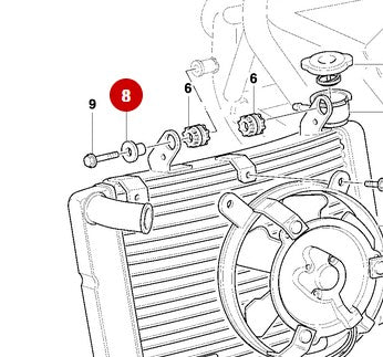 Entretoise NEUVE - Ducati