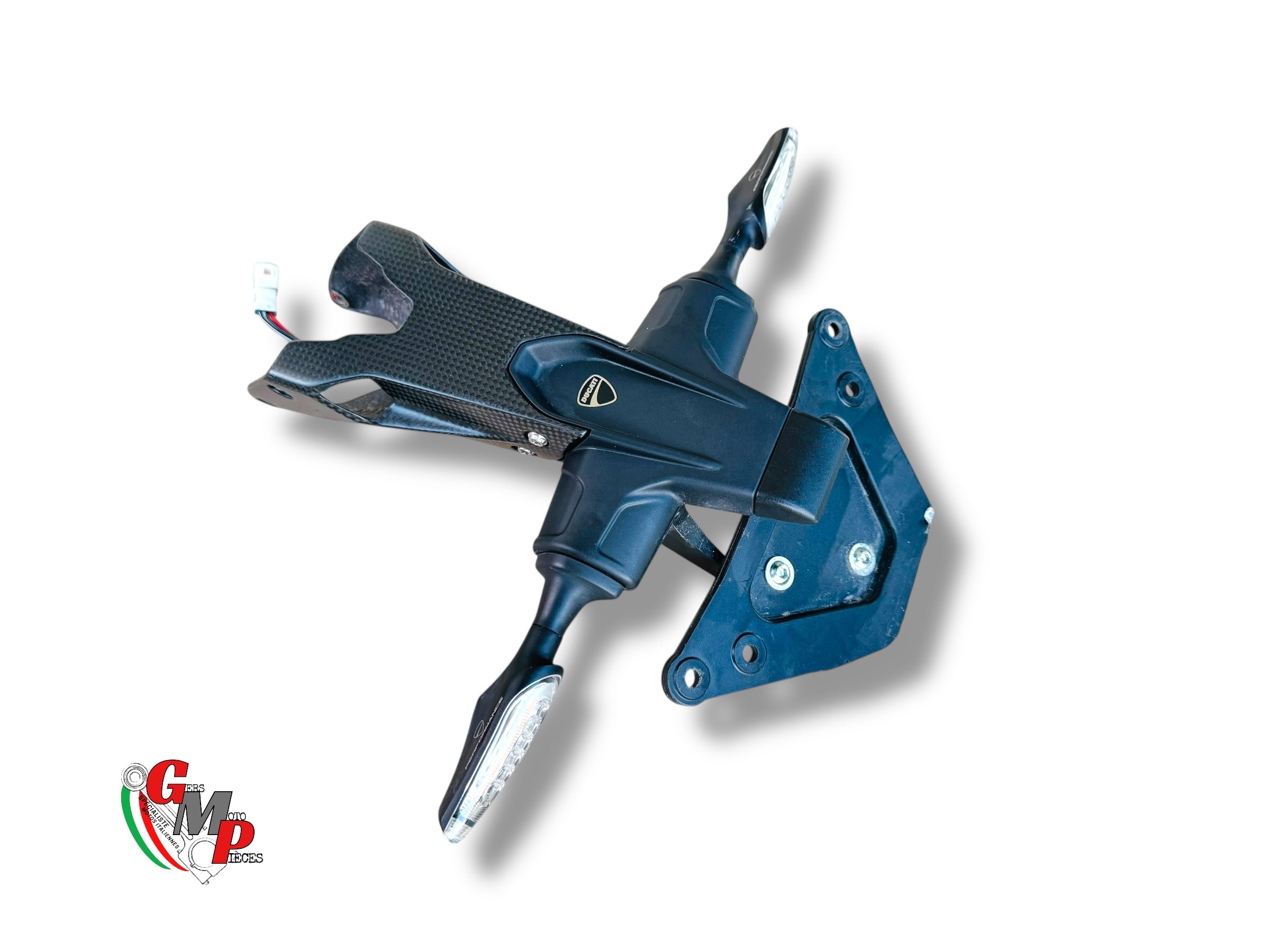Support de plaque en carbone + Clignotants LED - Ducati Performance