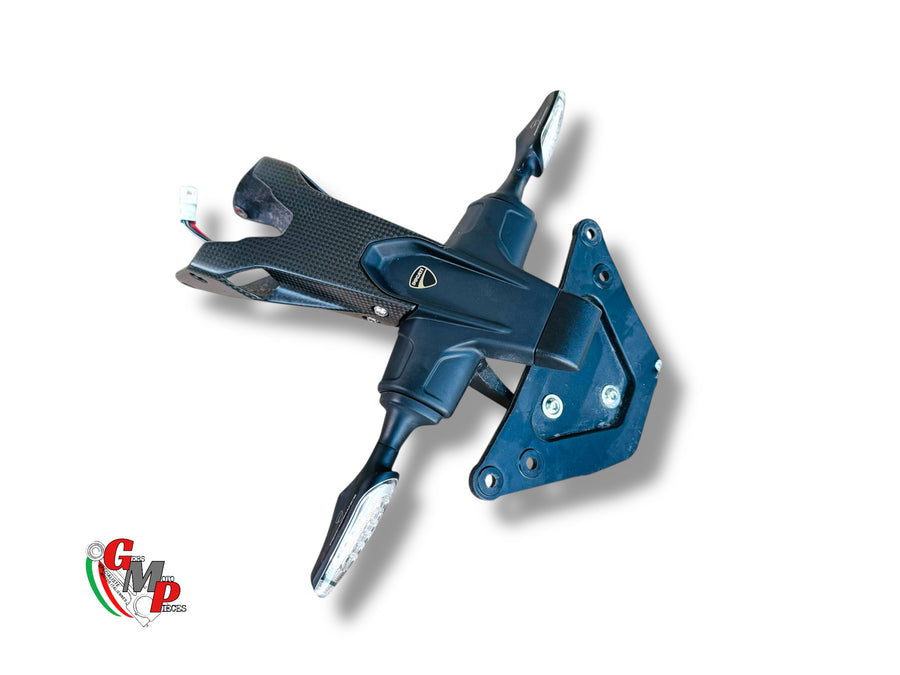 Support de plaque en carbone + Clignotants LED - Ducati Performance