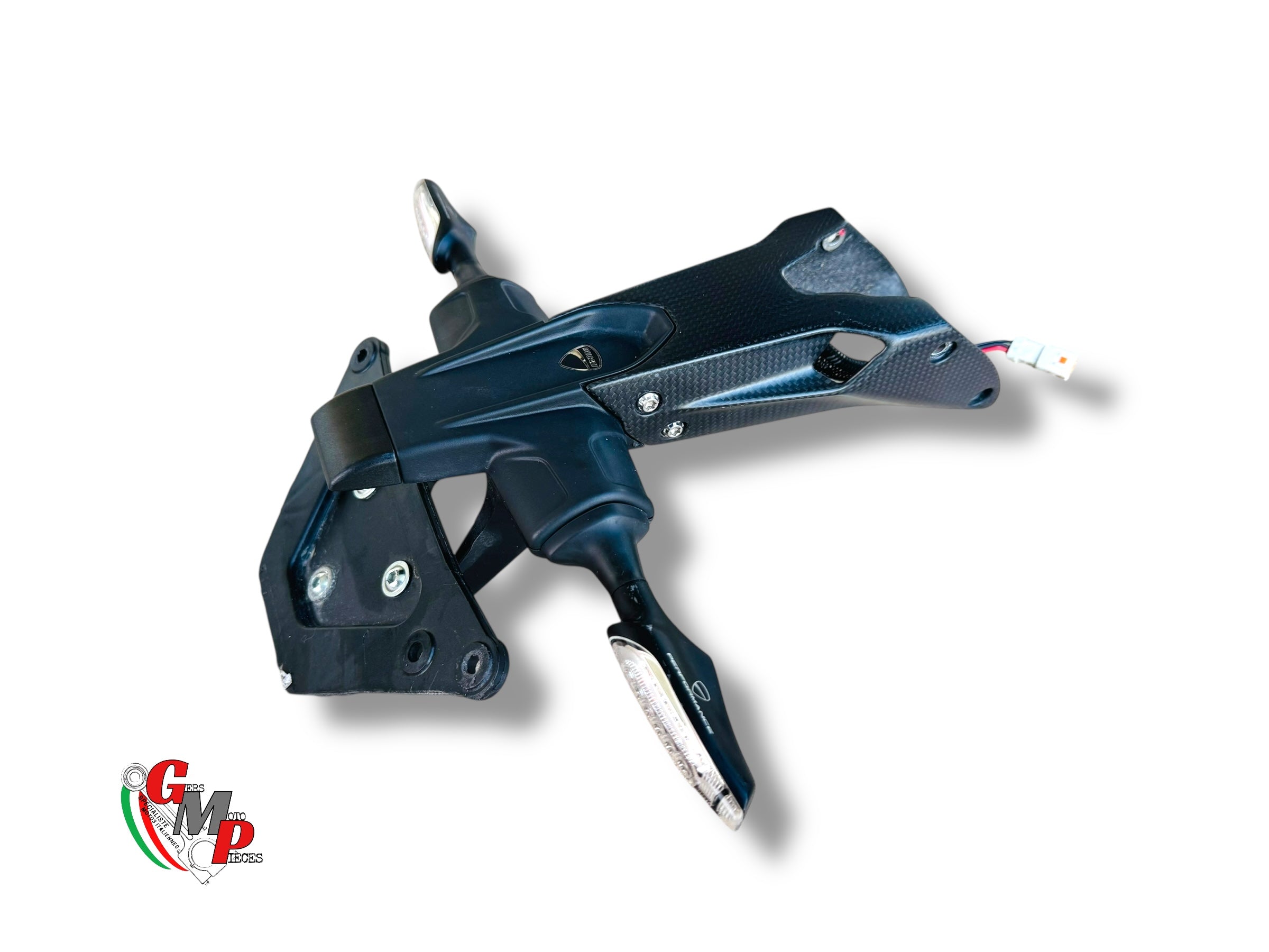 Support de plaque en carbone + Clignotants LED - Ducati Performance