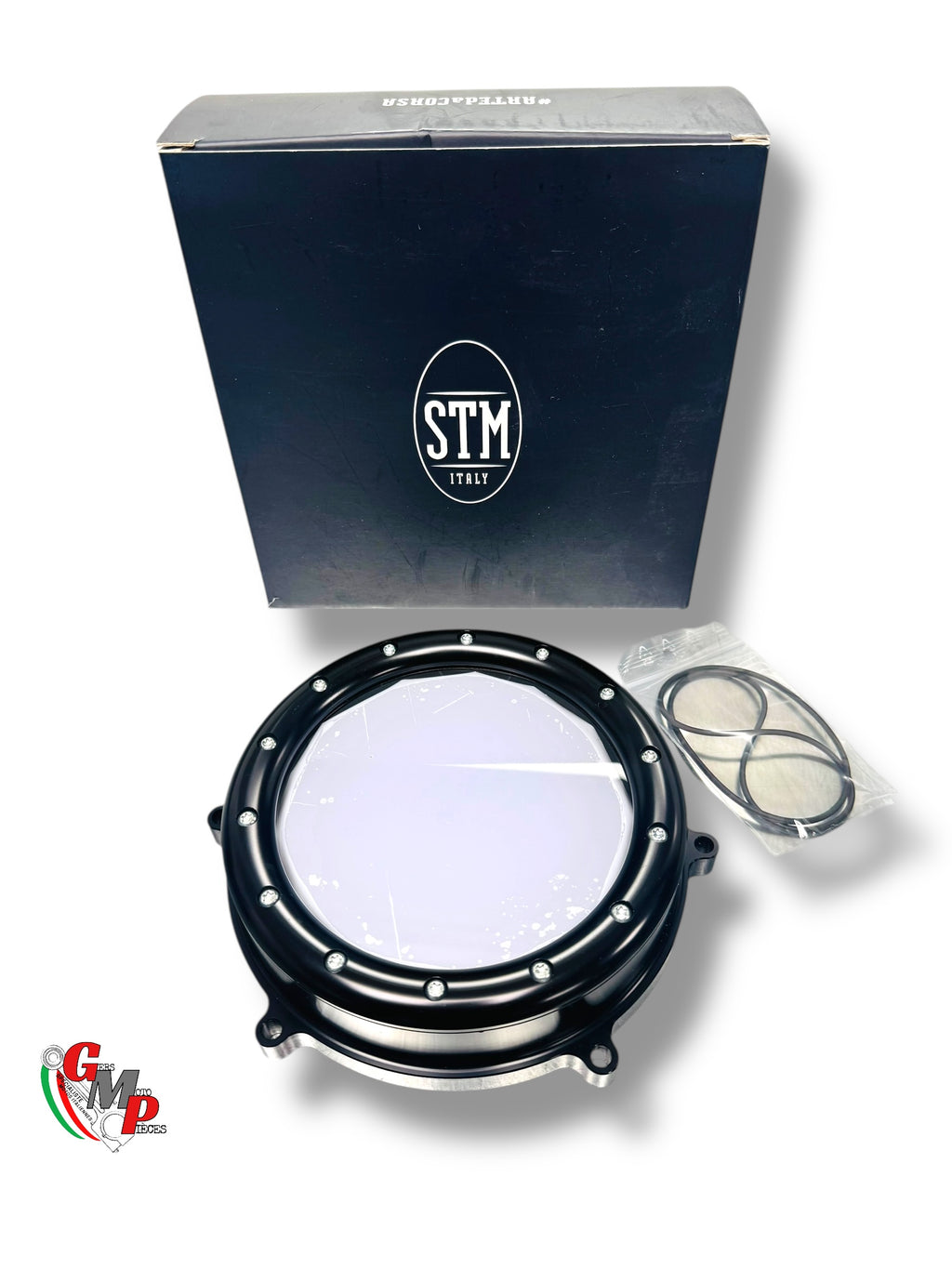 Carter d embrayage noir STM transparent NEUF - Ducati
