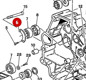 Plaque arret roulement NEUF - Ducati