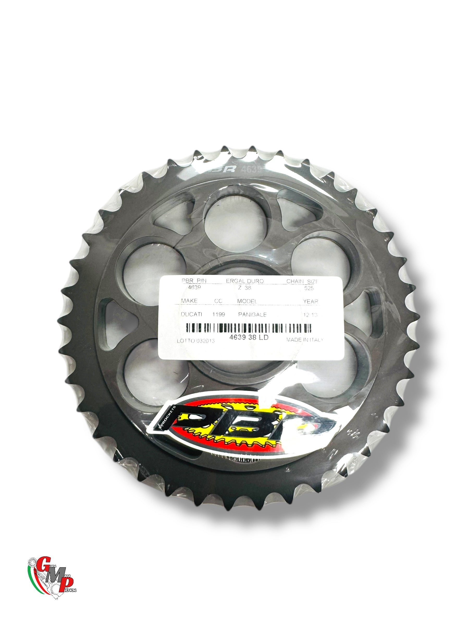 Couronne 38 dents Ergal PBR NEUVE - Ducati