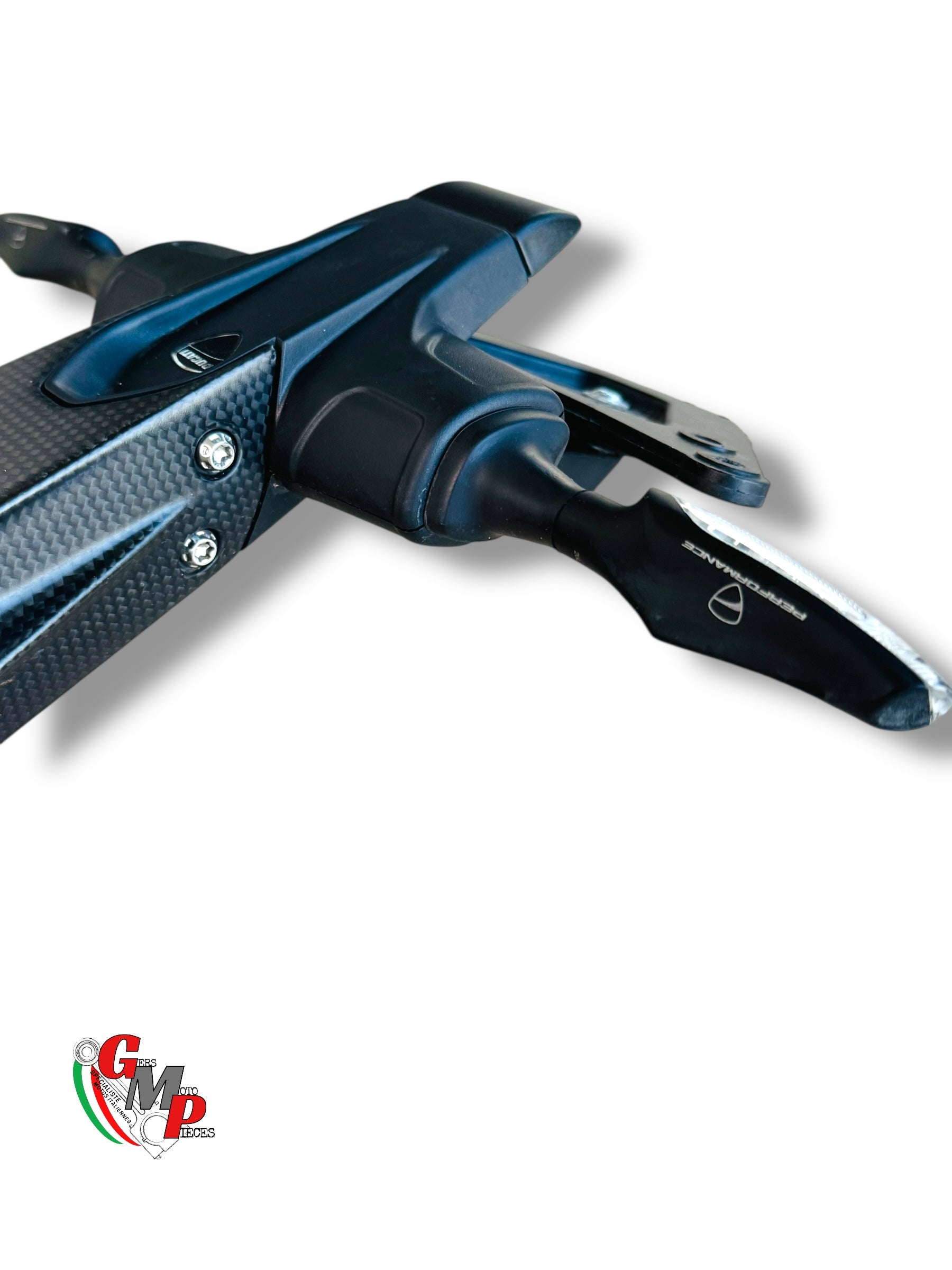 Support de plaque en carbone + Clignotants LED - Ducati Performance
