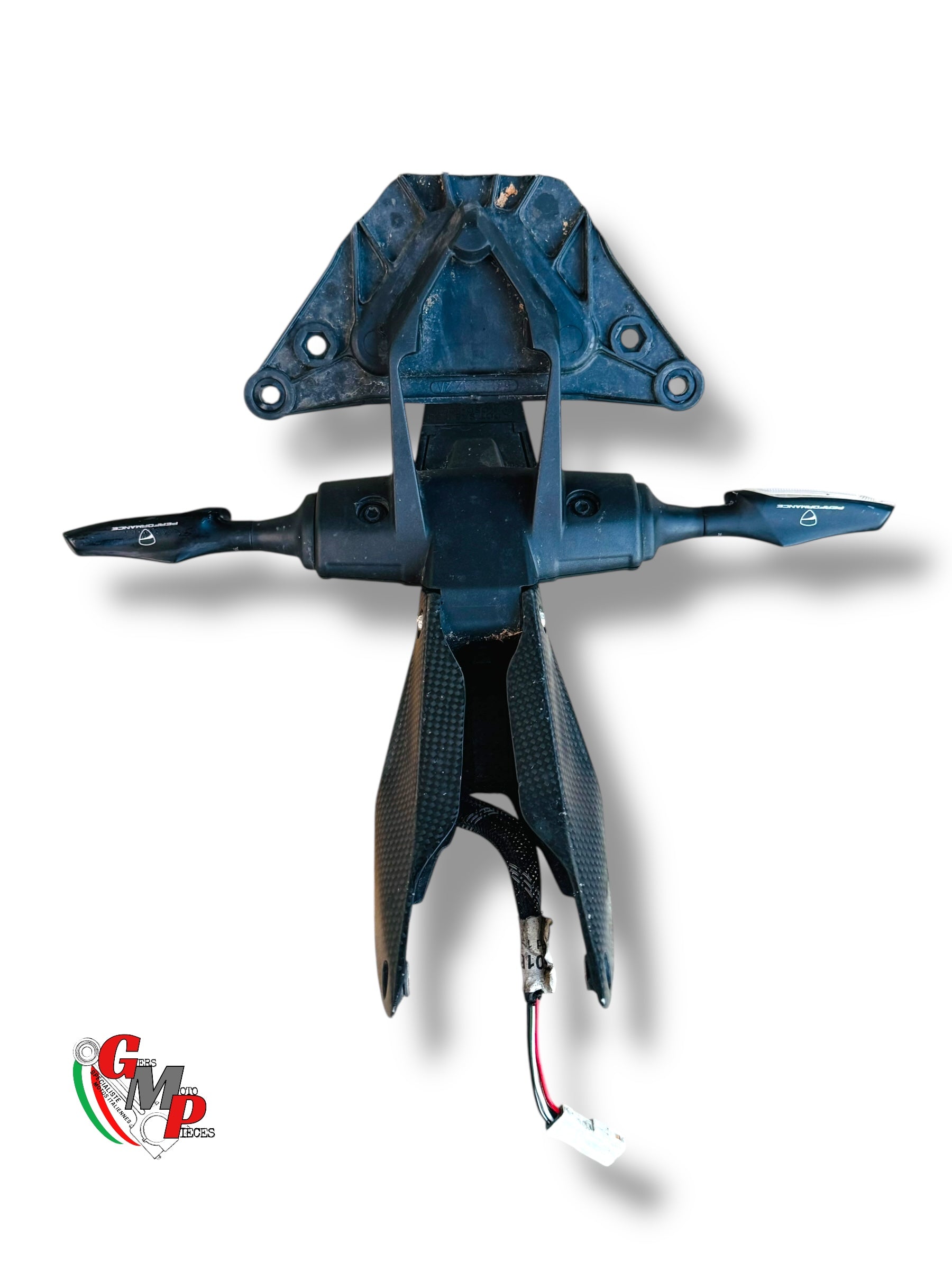 Support de plaque en carbone + Clignotants LED - Ducati Performance