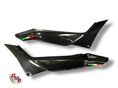 Cache sous selle carbone - Ducati