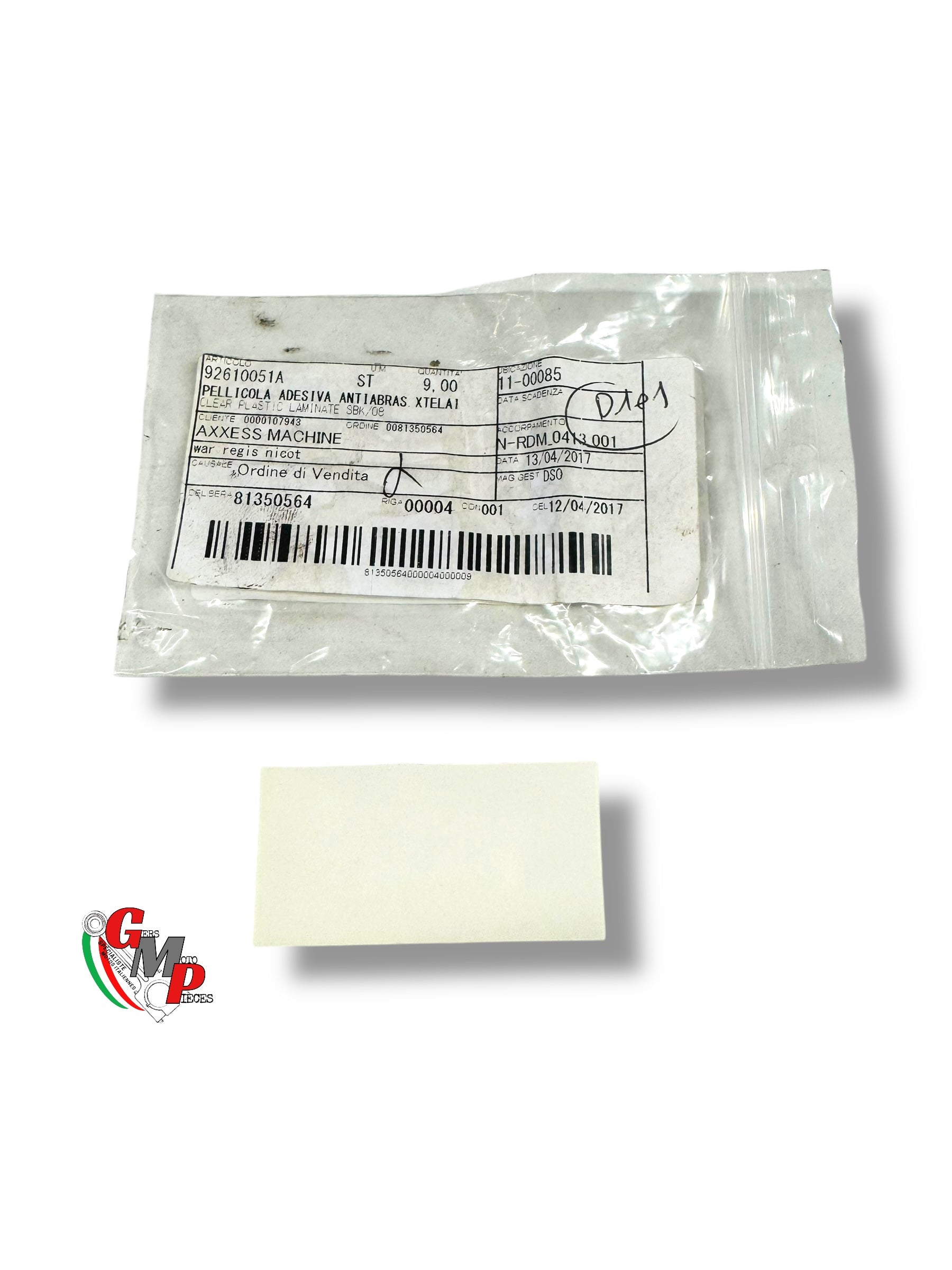 Cache adhésif anti-abrasion NEUF - Ducati