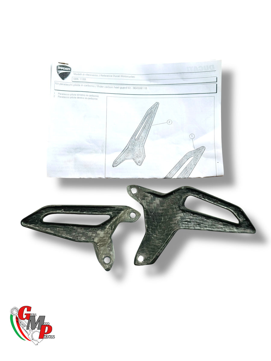 Paire de Pare Talon Gauche Carbone DP NEUF - Ducati