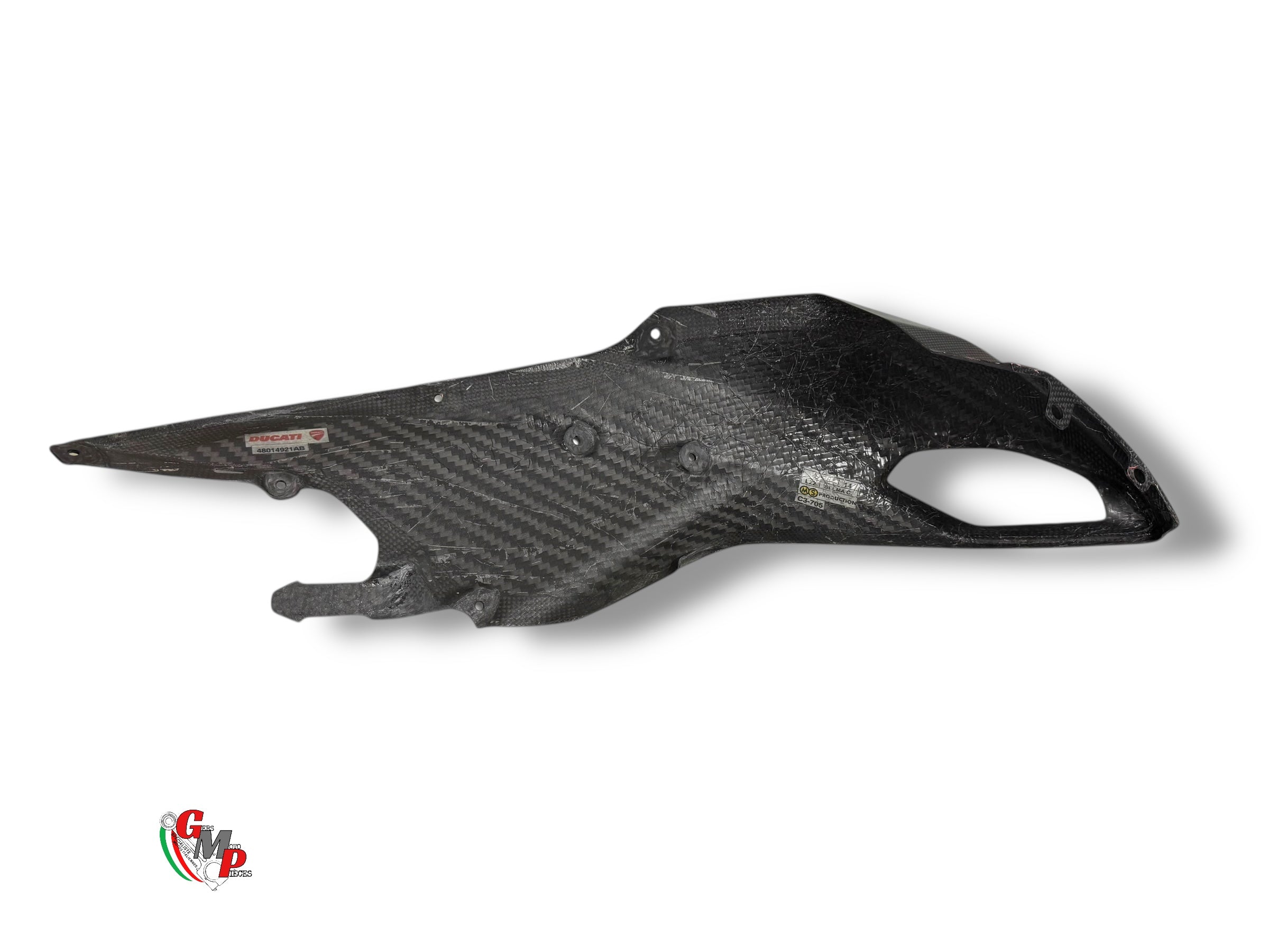 Conduit entrée air carbone gauche Ducati Performance - Ducati