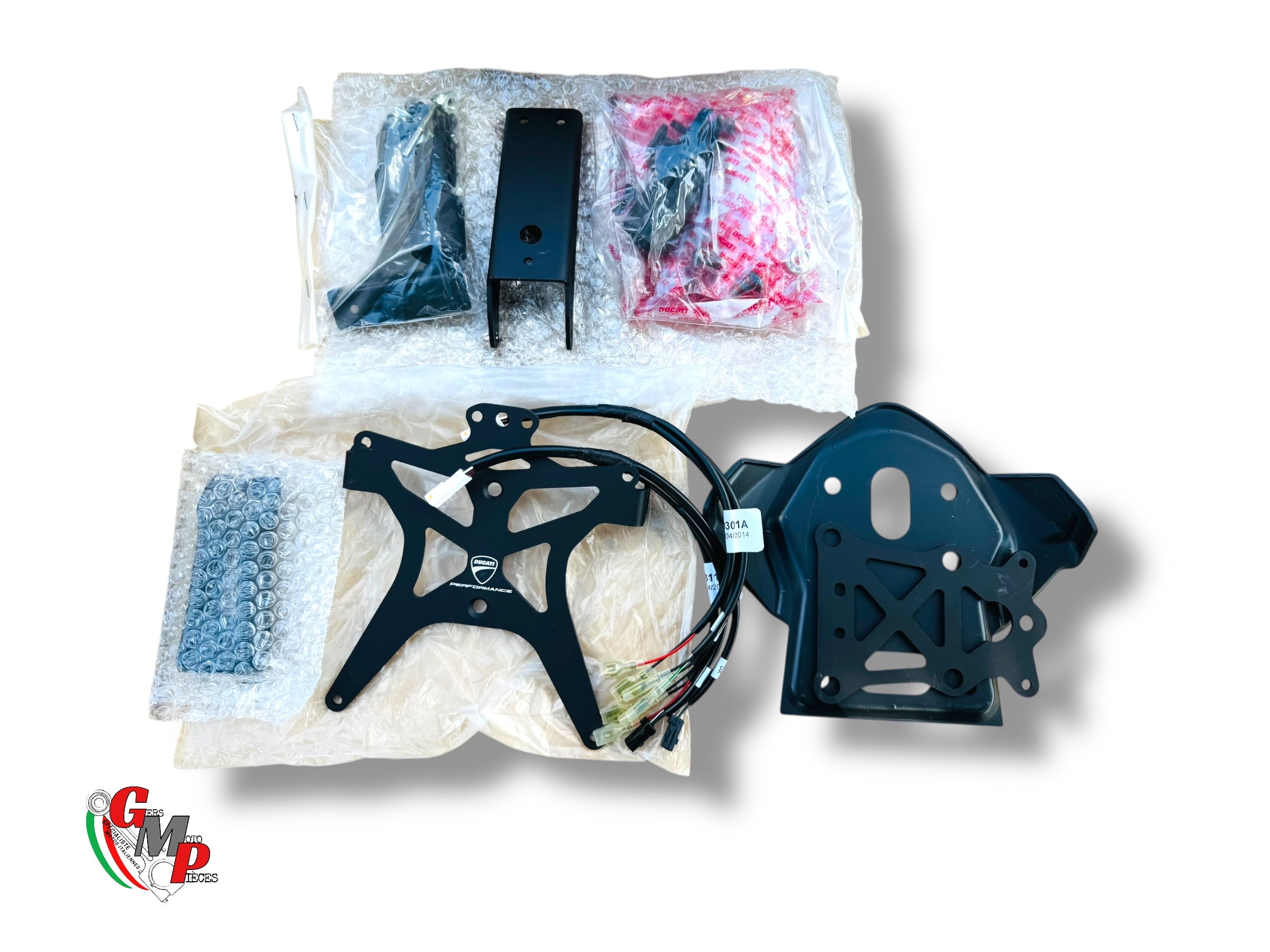 Kit support plaque d'immatriculation NEUF - Ducati