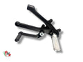 Platine Repose Pied Avant Gauche Noir Complete - Ducati