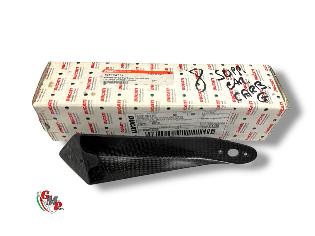 Support carénage avant gauche Racing carbone NEUF - Ducati Superbike 916R 748RS 996RS 998RS