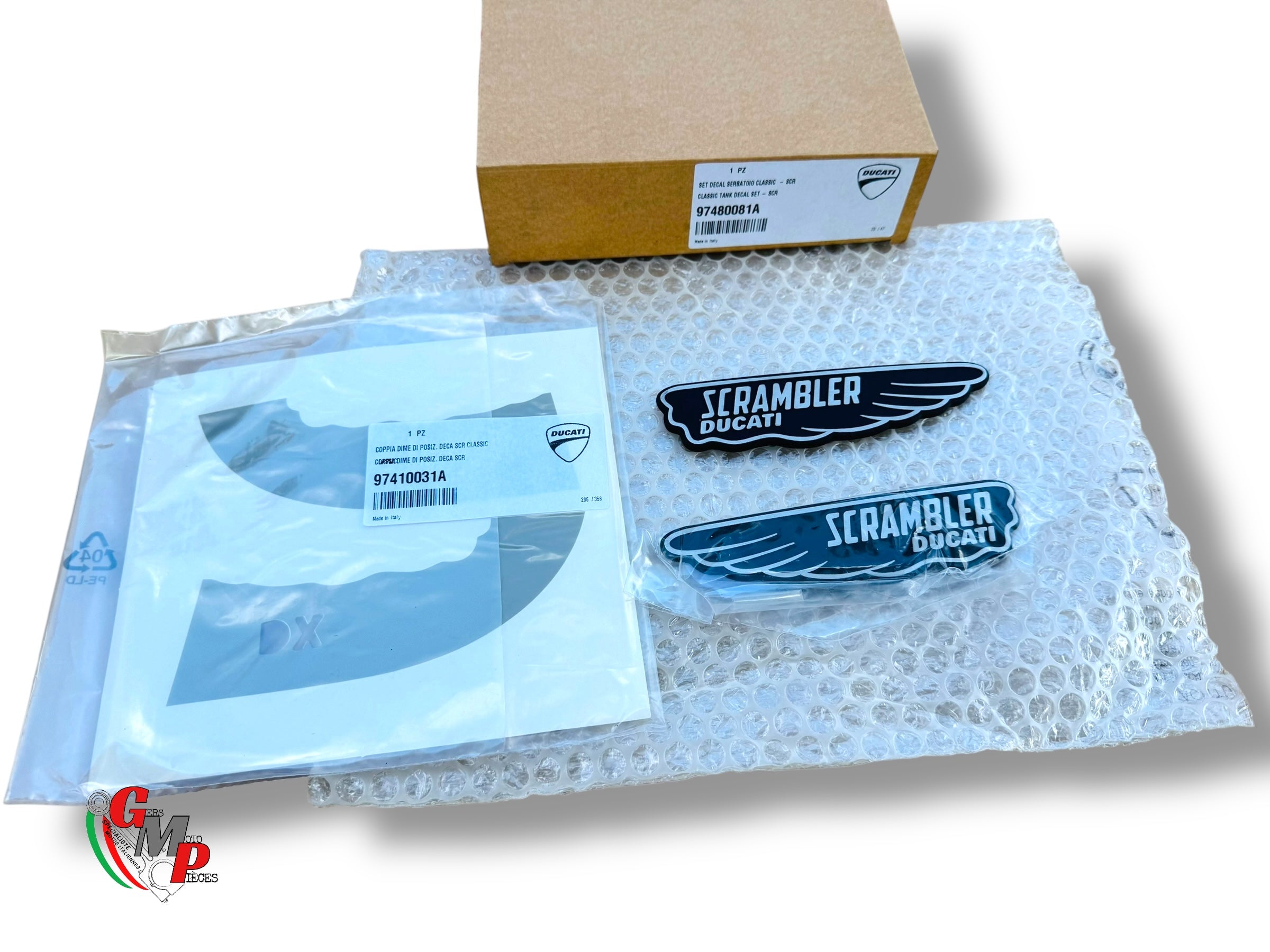 Ensemble logo Scrambler NEUF - Ducati Performance