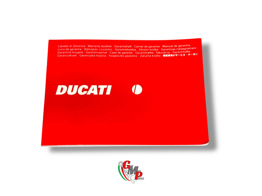 Carnet de garantie - Ducati Tous modèles
