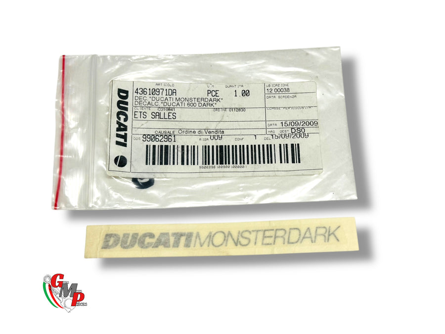 Decalcomanie Ducati Monster Dark NEUF - Ducati