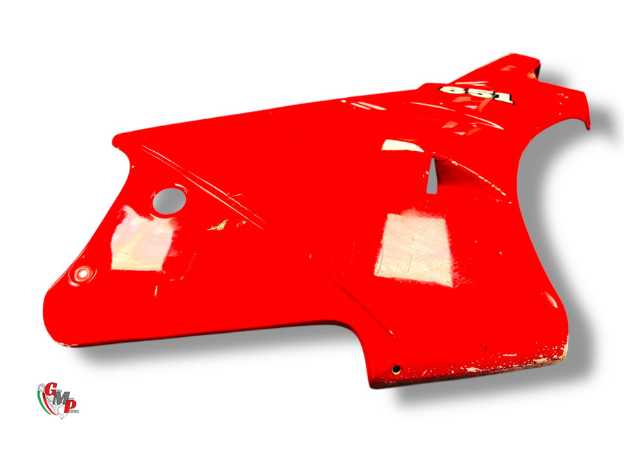 Flanc De Carénage Droit Rouge origine - Ducati