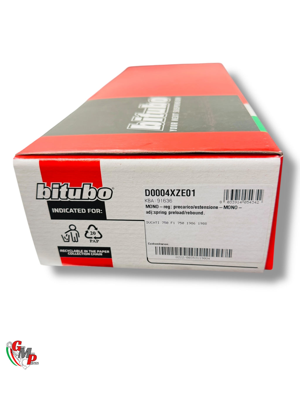 Amortisseur arrière BITUBO XZE01 NEUF - Ducati 750 F1 de 1986 à 1989