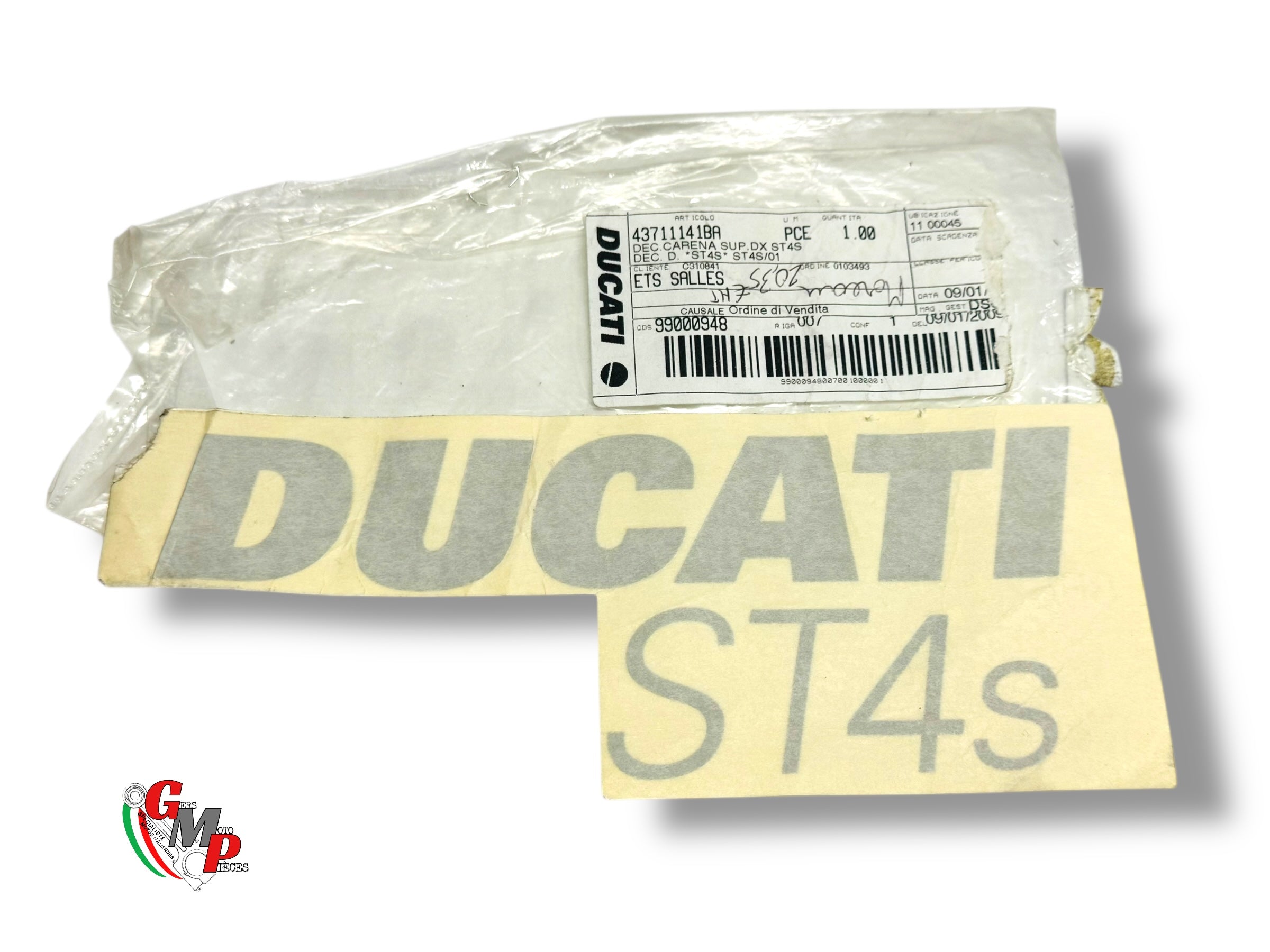 Sticker ST4 Neuf - Ducati