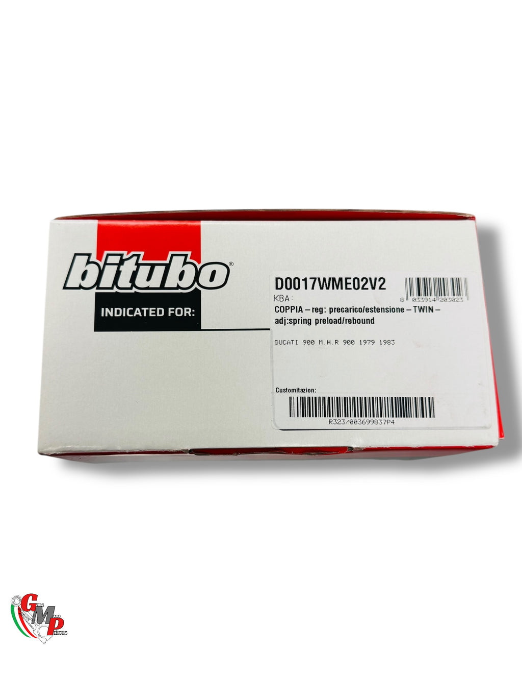 Amortisseur arrière BITUBO WME02 V2 Noir - Ducati 900 MHR 1979 - 1984