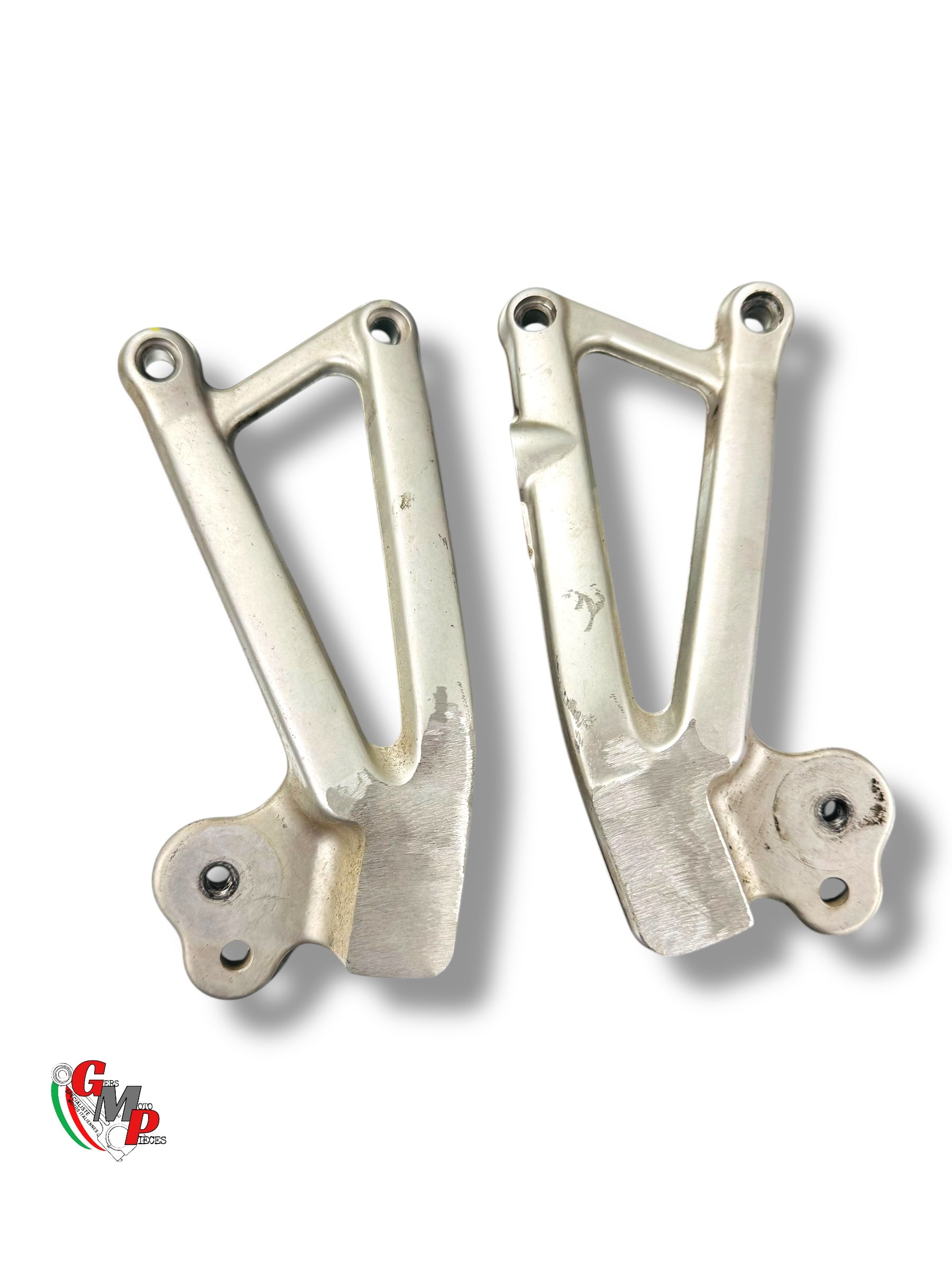 Paire de platine repose pied passager sans les chappes - Ducati