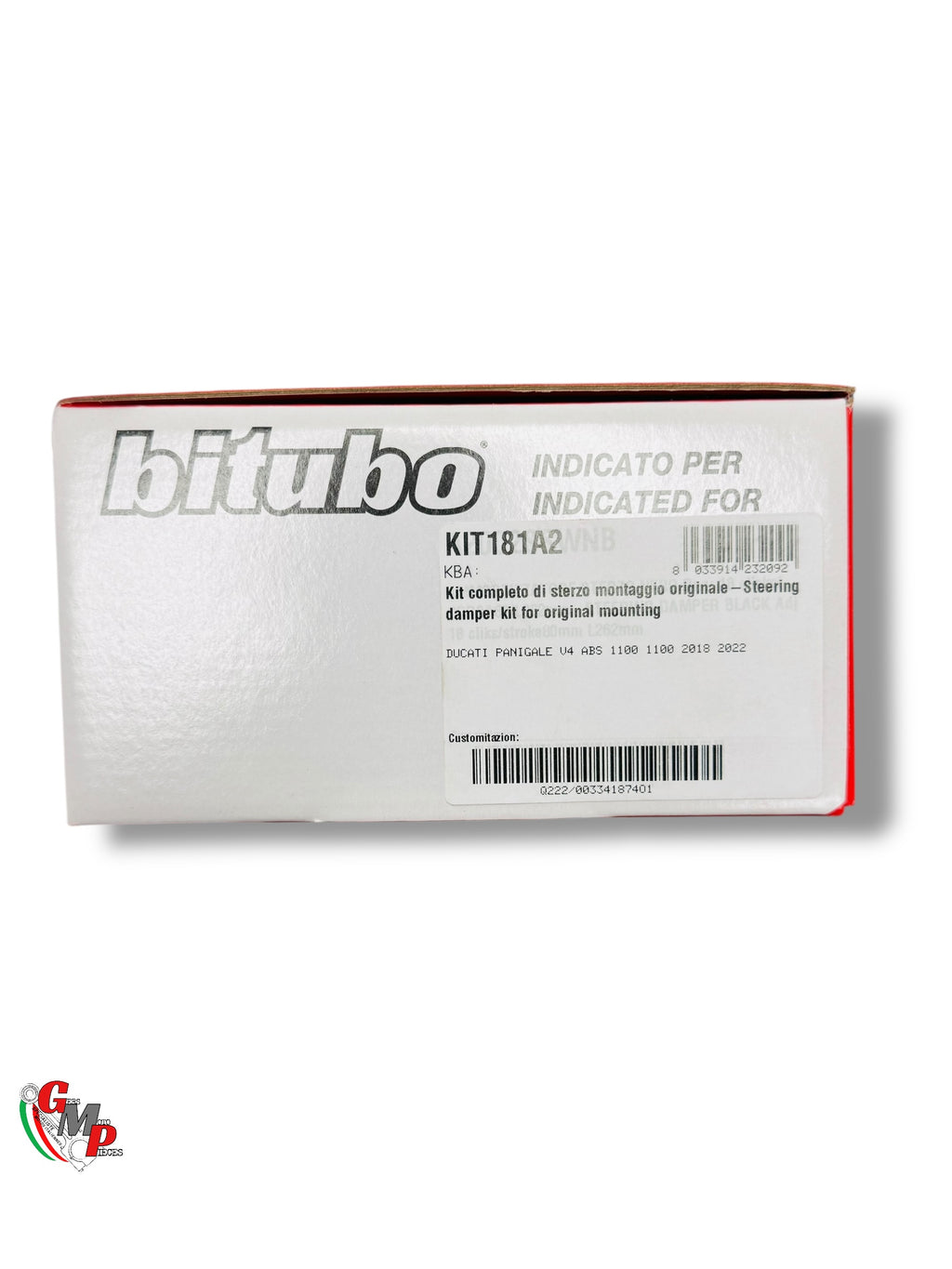 Kit amortisseur de direction Racing BITUBO Noir NEUF - Ducati