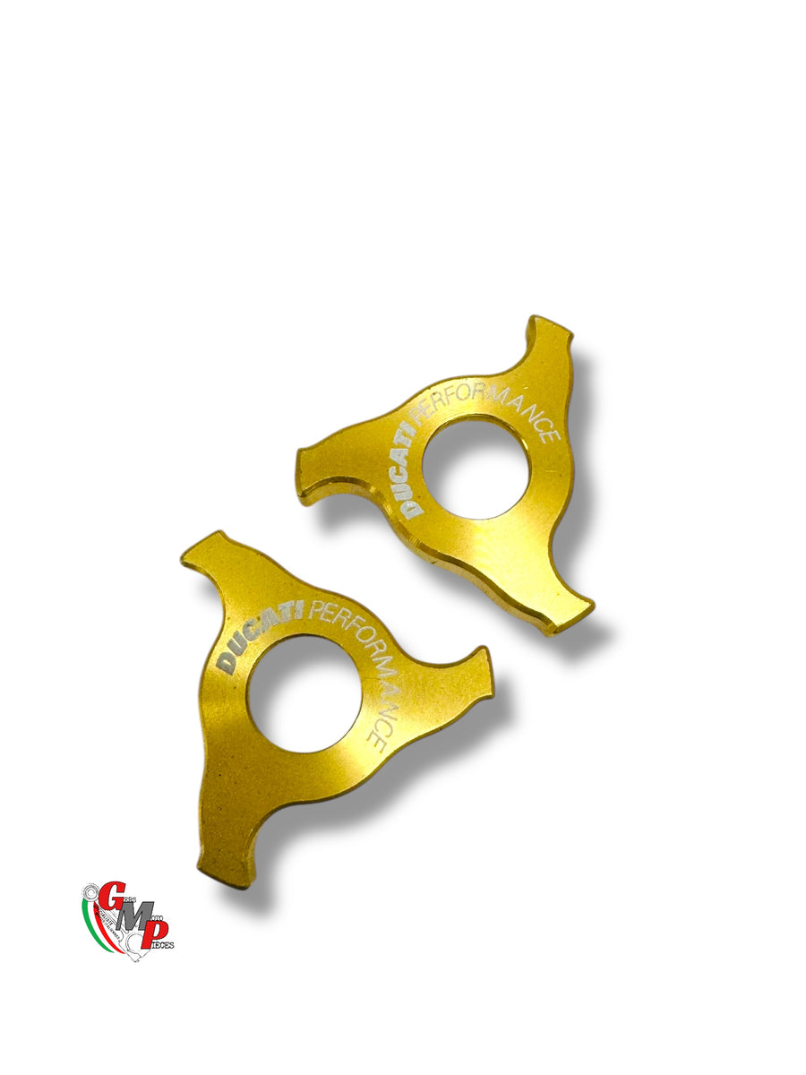 Molette de réglage de fourche anodisé or - Ducati performance