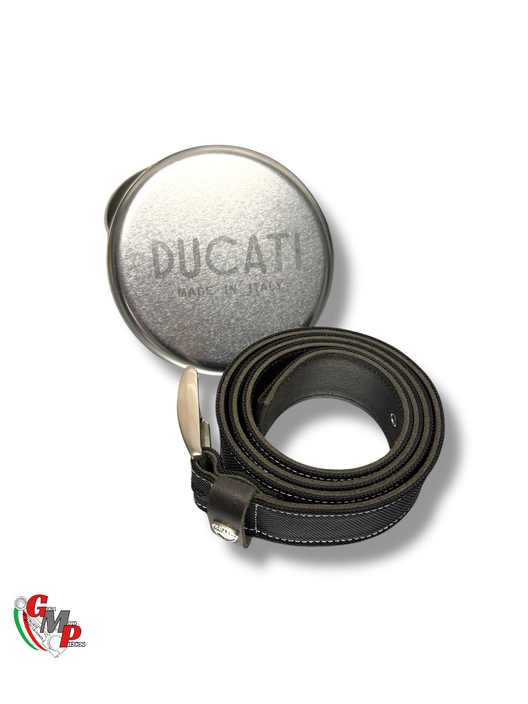 Ceinture textile Original Ducati logo métal Neuve