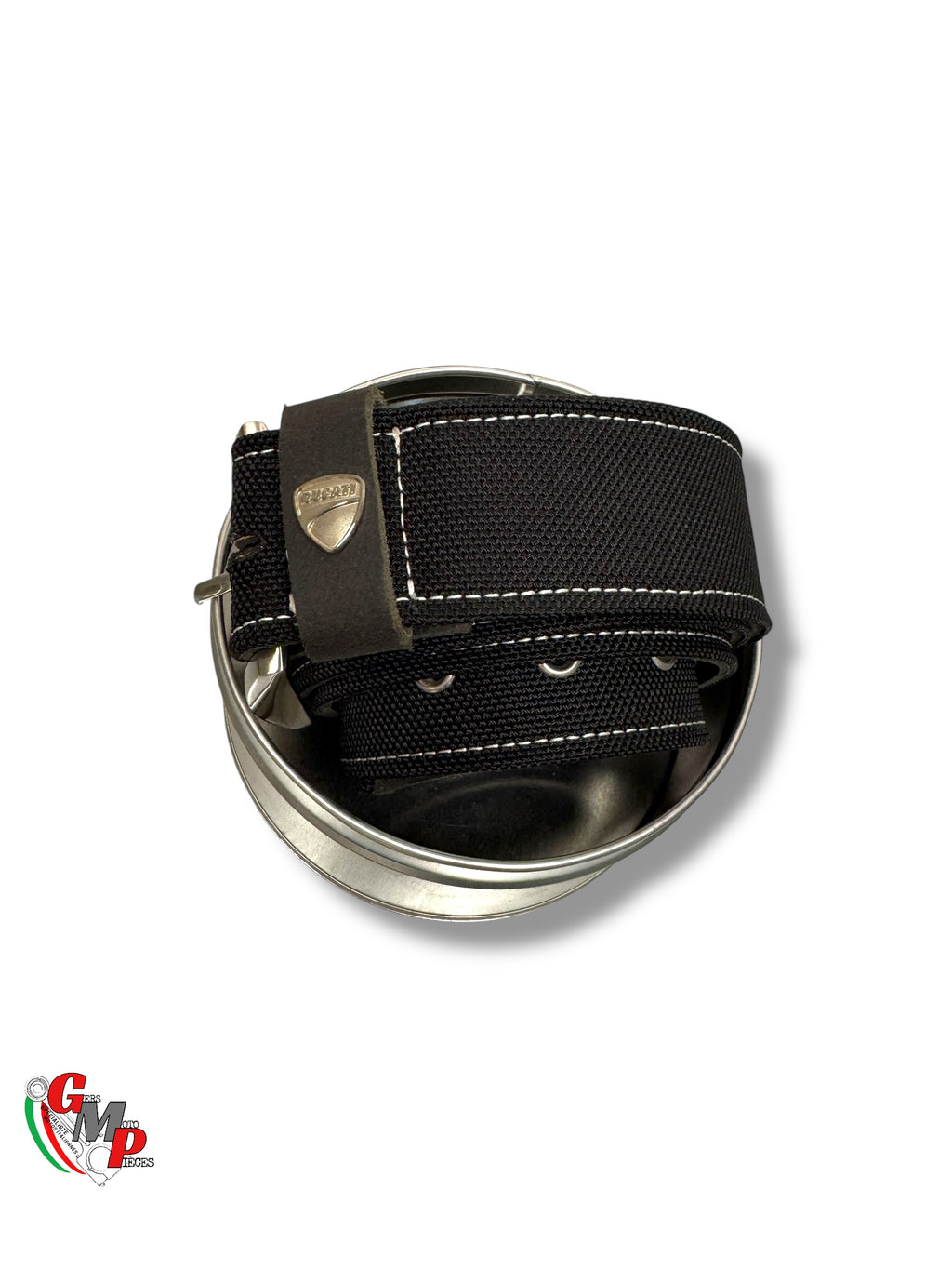 Ceinture textile Original Ducati logo métal Neuve
