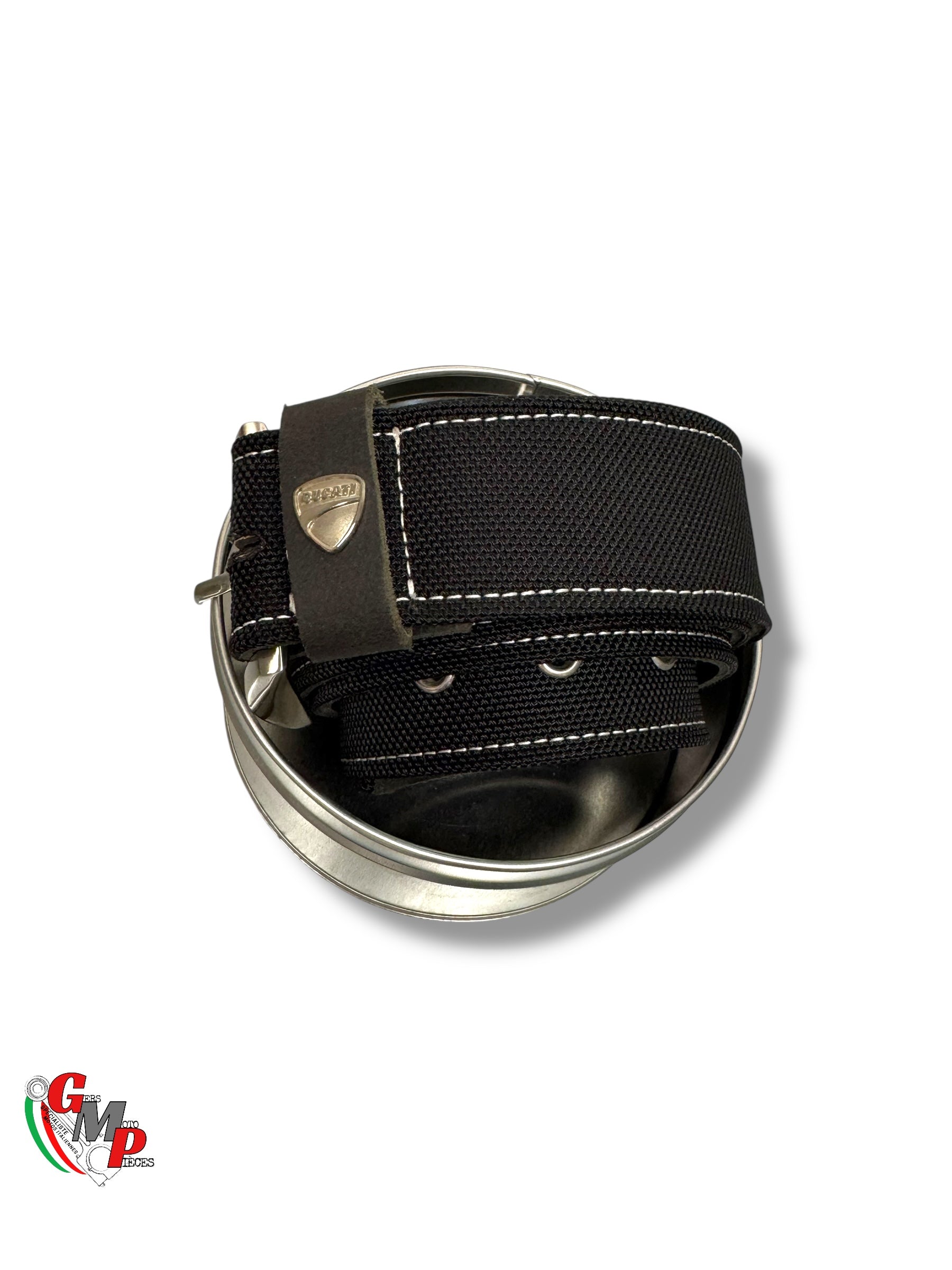 Ceinture textile Original Ducati logo métal Neuve