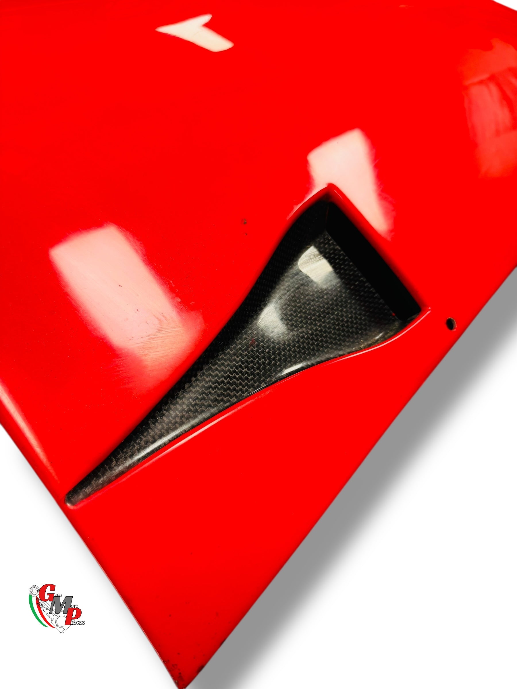 Carénage Carbone Rouge Gauche - Ducati